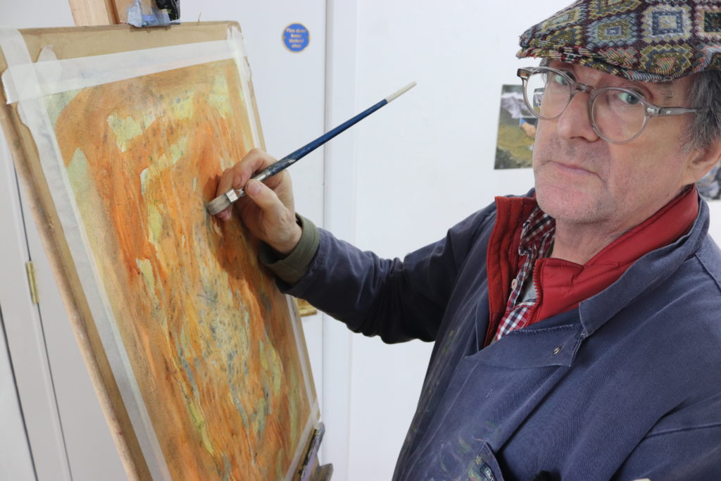 Phil Moody paints