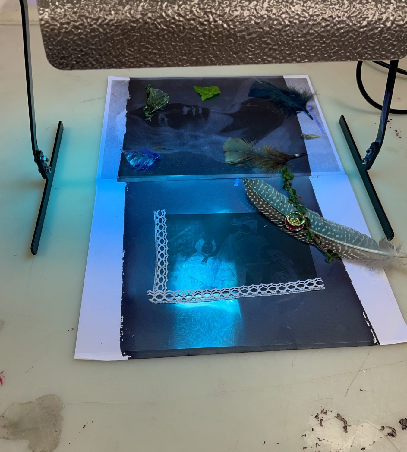 Detail of exposing negative