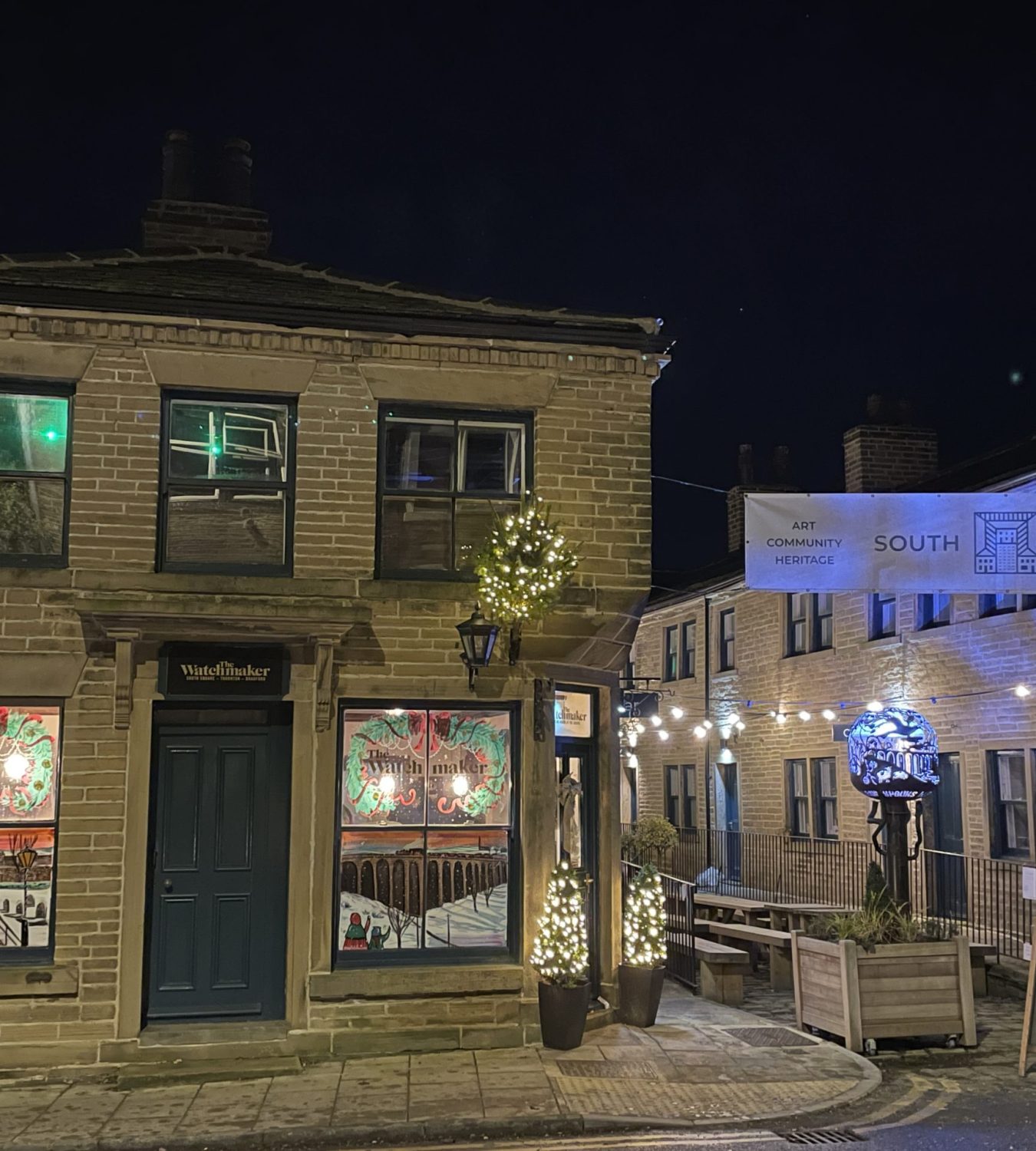 South Square Winter Windows